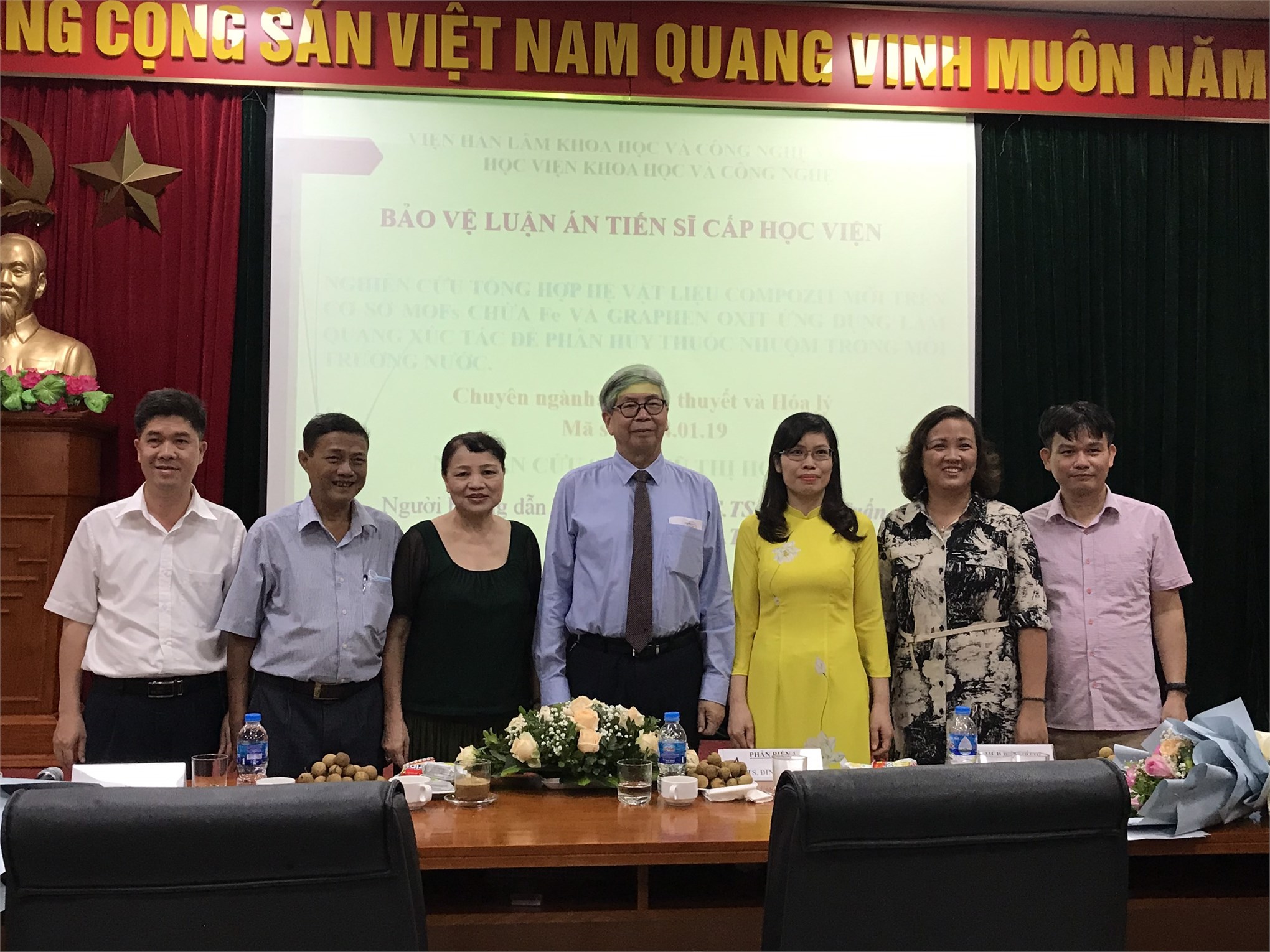 Lễ bảo vệ luận án tiến sĩ của giảng viên - NCS Vũ Thị Hòa