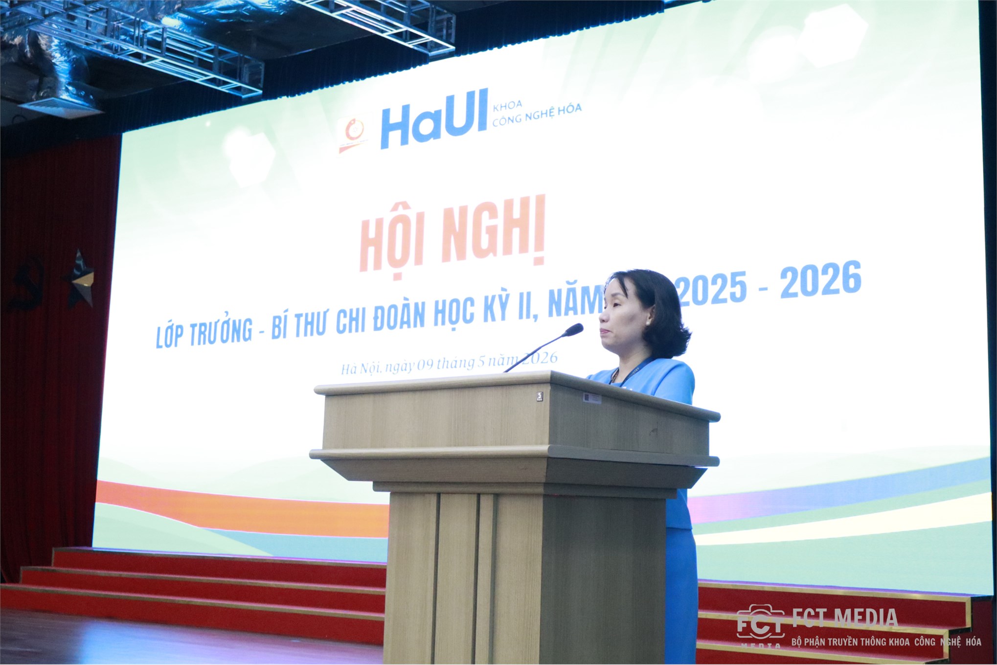 HỘI NGHỊ LỚP TRƯỞNG, BÍ THƯ CHI ĐOÀN SINH VIÊN KHOA CÔNG NGHỆ HÓA HỌC KỲ 2, NĂM HỌC 2025 - 2026