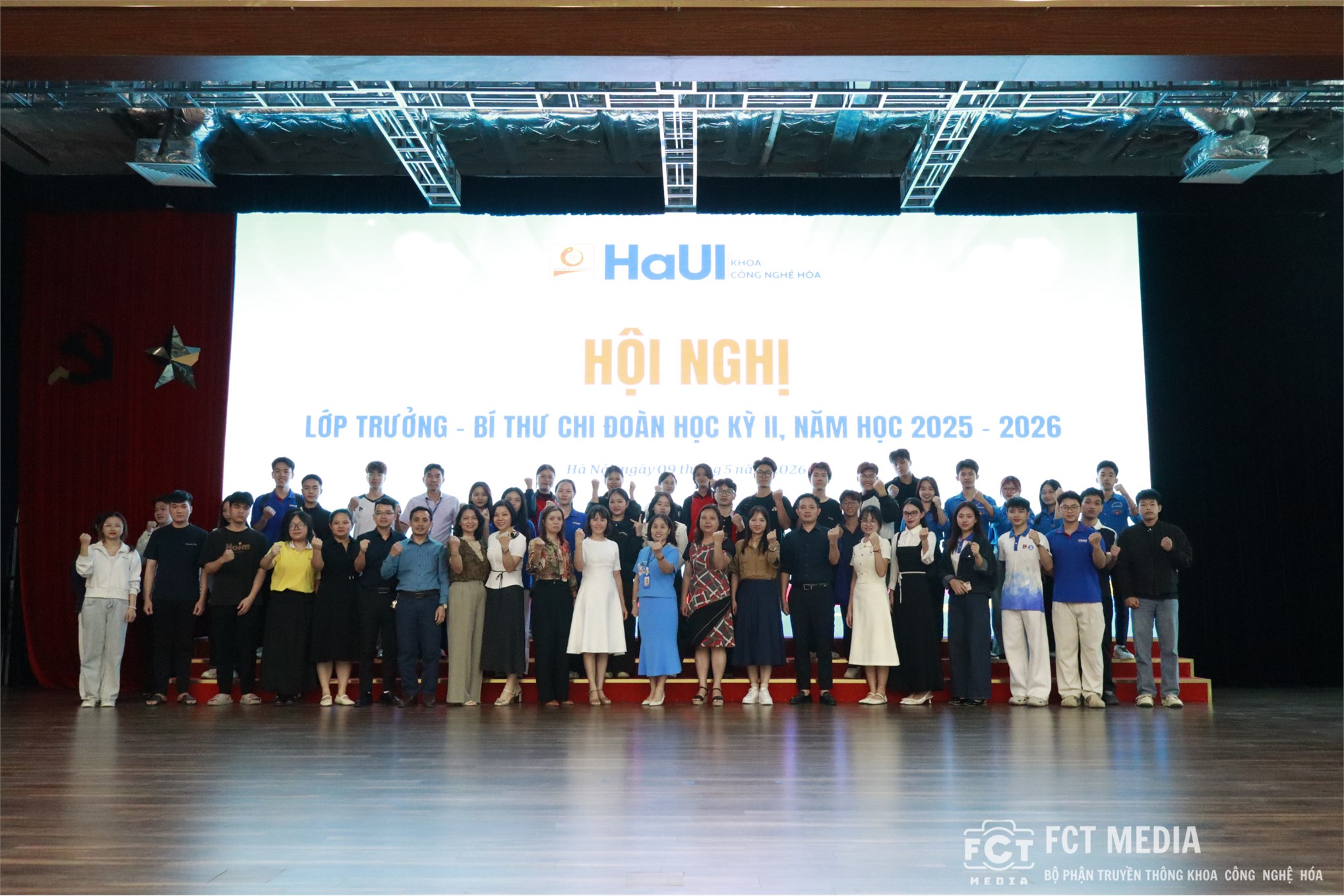 HỘI NGHỊ LỚP TRƯỞNG, BÍ THƯ CHI ĐOÀN SINH VIÊN KHOA CÔNG NGHỆ HÓA HỌC KỲ 2, NĂM HỌC 2025 - 2026