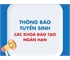 THÔNG BÁO TUYỂN SINH ĐÀO TẠO NGẮN HẠN