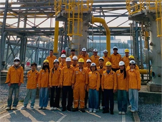 SINH VIÊN KỸ THUẬT HÓA DẦU THỰC TẬP, TRẢI NGHIỆM TẠI DOANH NGHIỆP ĐẦU KHÍ