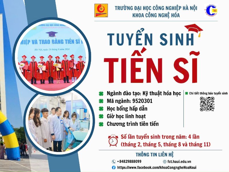 Thông báo Tuyển sinh Tiến sỹ năm 2025