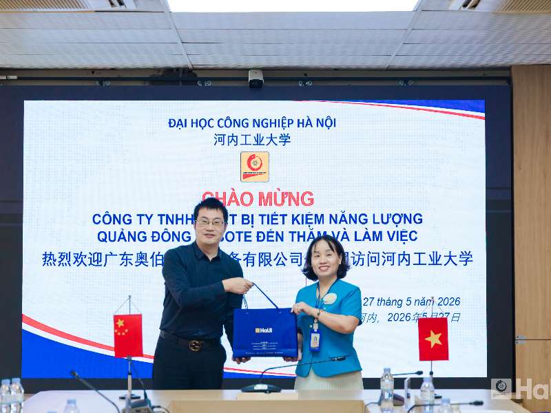 CÔNG TY TNHH THIẾT BỊ TIẾT KIỆM NĂNG LƯỢNG QUẢNG ĐÔNG AUBERT, TRUNG QUỐC ĐẾN THĂM VÀ LÀM VIỆC VỚI KHOA CÔNG NGHỆ HÓA